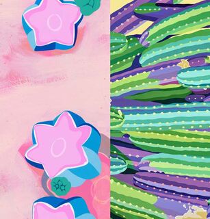 Psychedelia & Gardening | Priscilla Hunter | An exhibition inspired by the garden. 