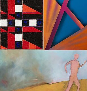Ways Forward - John Hodgson, Trevor Newman, Bronco | Whenever a mark is made, a form construed, a colour laid down, a unique revelation occurs | On from 16 - 27 March 2021 | The Grey Place